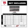 Milwaukee SHOCKWAVE Impact-Duty 3/8 in. Drive Metric Deep Well Impact PACKOUT Socket Set (19-Piece) 49-66-6801 Milwaukee SHOCKWAVE Impact-Duty 3/8 in. Drive Metric Deep Well Impact PACKOUT Socket Set (19-Piece) 49-66-6801