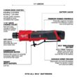 Milwaukee M12 FUEL 12V Lithium-Ion Brushless Low Speed Tire Buffer Kit with 4.0 Ah and 2.0 Ah Battery and Bag 2409-22