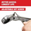 Milwaukee 144-Position Flex-Head Ratcheting Combination Wrench Set Metric (15-Piece) 48-22-9513