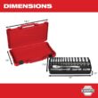 Milwaukee 3/8 in. Drive Metric Ratchet and Socket Mechanics Tool Set (32-Piece) 48-22-9508