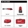 Milwaukee M12 FUEL 12V Lithium-Ion Brushless Cordless 3/8 in. Extended Reach Ratchet Kit with One 2.0 Ah Batteries 2560-21