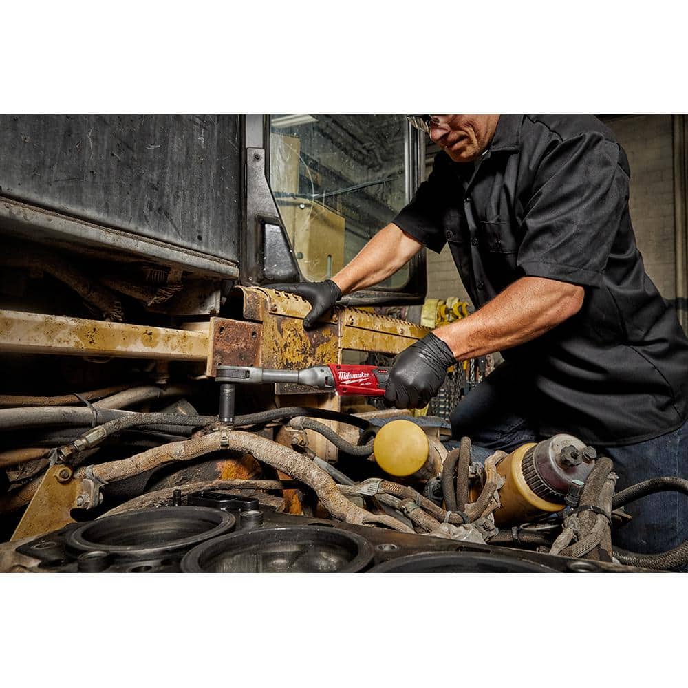 Milwaukee M12 FUEL 12V Lithium-Ion Brushless Cordless 3/8 in. Extended Reach Ratchet Kit with One 2.0 Ah Batteries 2560-21