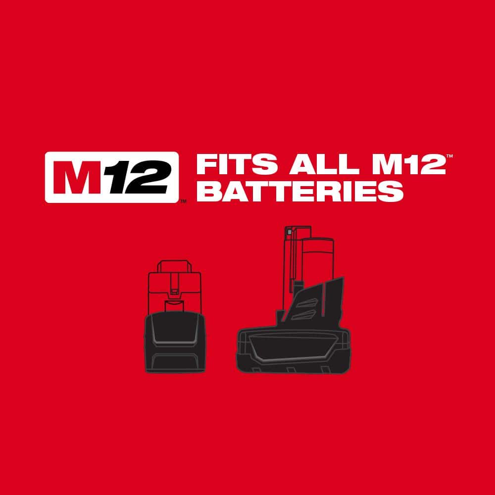Milwaukee M12 FUEL 12V Lithium-Ion Brushless Cordless 3/8 in. Extended Reach Ratchet Kit with One 2.0 Ah Batteries 2560-21