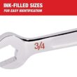 Milwaukee SAE Combination Ratcheting Wrench Mechanics Tool Set (7-Piece) 48-22-9406