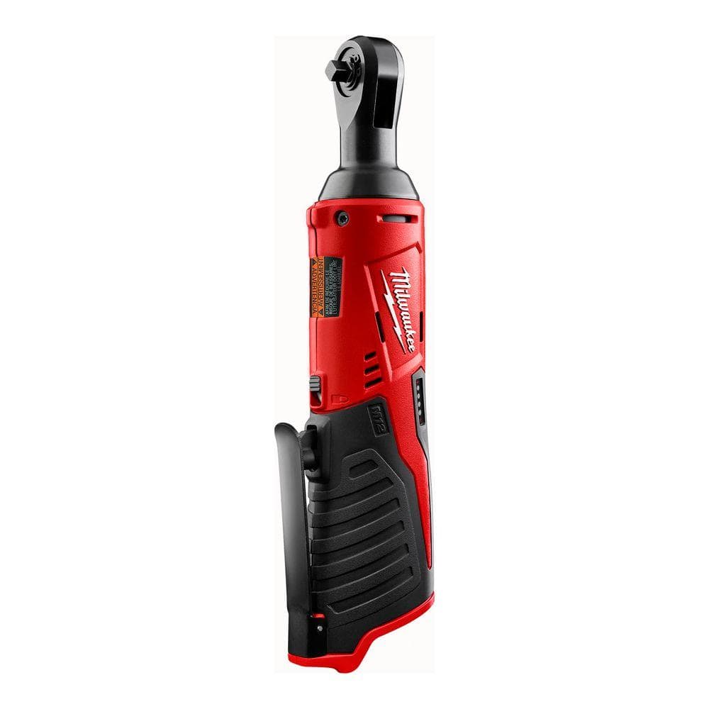 Milwaukee M12 12V Lithium-Ion Cordless 1/4 in. Ratchet (Tool-Only) 2456-20