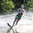 Rave Sports Pure Combo Water Skis - Adult Black/Blue