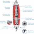 Intex 68309EP Excursion Pro K2 Inflatable Kayak Set: Includes Deluxe 86in Kayak Paddles and High-Output Pump Intex 68309EP Excursion Pro K2 Inflatable Kayak Set: Includes Deluxe 86in Kayak Paddles and High-Output Pump – SuperTough PVC – Adjustable Bucket Seat – 2-Person – 400lb Weight Capacity