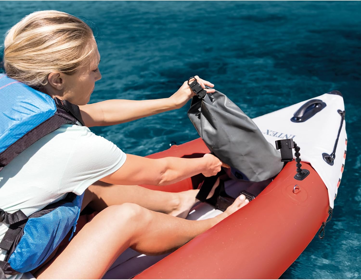 Intex 68309EP Excursion Pro K2 Inflatable Kayak Set: Includes Deluxe 86in Kayak Paddles and High-Output Pump Intex 68309EP Excursion Pro K2 Inflatable Kayak Set: Includes Deluxe 86in Kayak Paddles and High-Output Pump – SuperTough PVC – Adjustable Bucket Seat – 2-Person – 400lb Weight Capacity