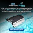 Betta SE Solar Powered Automatic Robotic Pool Surface Skimmer Cleaner with 30-Hour Continuous Cleaning Battery Power and Re-Engineered Twin Salt Chlorine Tolerant Motors (White)