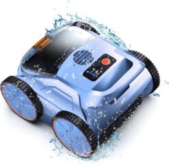 Robotic Pool Vacuum, Robotic Pool Cleaner for Inground Pools, Smart Navigation, Floor/Wall/Waterline Cleaning