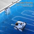 (2025 New) Robotic Pool Vacuum, Robotic Pool Cleaner for Inground Pools, Smart Navigation, Floor/Wall/Waterline Cleaning, 150 Mins Runtime for Pool Up to 2000 Sq.ft