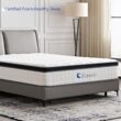 12 Inch Queen Size Hybrid Mattress - Medium Firm, Memory Foam & Pocket Springs, Motion Isolation, Edge Support, Pressure Relief, Ships Compressed
