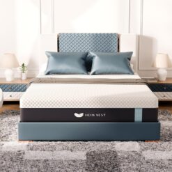 King Mattress, 12 Inch Gel & Air-Cooling Memory Foam Mattress for Pressure Relief, Medium Firm King Size in a Box with Cooling Cover for Conforming Support and Restful Sleep