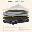 Full Mattress, 12 Inch Gel & Air-Cooling Memory Foam Mattress for Pressure Relief, Medium Firm Full Size in a Box with Cooling Cover for Conforming Support and Restful Sleep