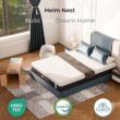 Full Mattress, 12 Inch Gel & Air-Cooling Memory Foam Mattress for Pressure Relief, Medium Firm Full Size in a Box with Cooling Cover for Conforming Support and Restful Sleep