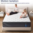 Mattress Memory Foam Hybrid Mattress with Motion Isolation and Pressure Relief, Strong Edge Support, Pocket Spring Queen Size Mattres in a Box (10 Inch, Queen)