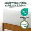ZINUS 12 Inch Green Tea Memory Foam Mattress [New Version], Fiberglass free, Medium Firm Feel, Zoned Pressure Relief, Certified Safe Foams & Fabric, Bed-In-A-Box, Queen