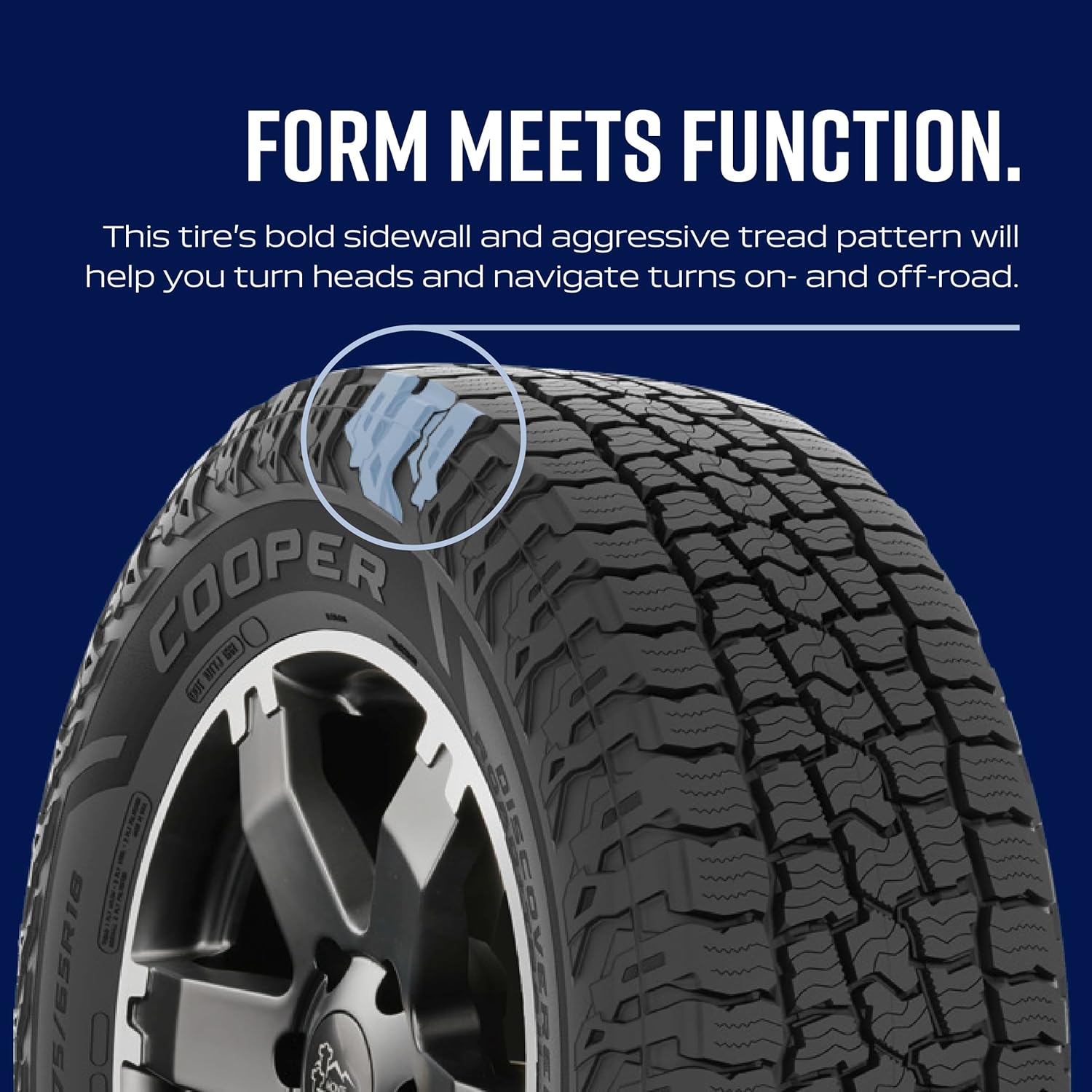 Cooper Discoverer Road and Trail AT All-Terrain Tire, 265/75R16 SL 116T, Set of 1 Cooper Discoverer Road and Trail AT All-Terrain Tire, 265/75R16 SL 116T, Set of 1
