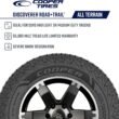 Cooper Discoverer Road and Trail AT All-Terrain Tire, 225/75R16 SL 104T, Set of 1