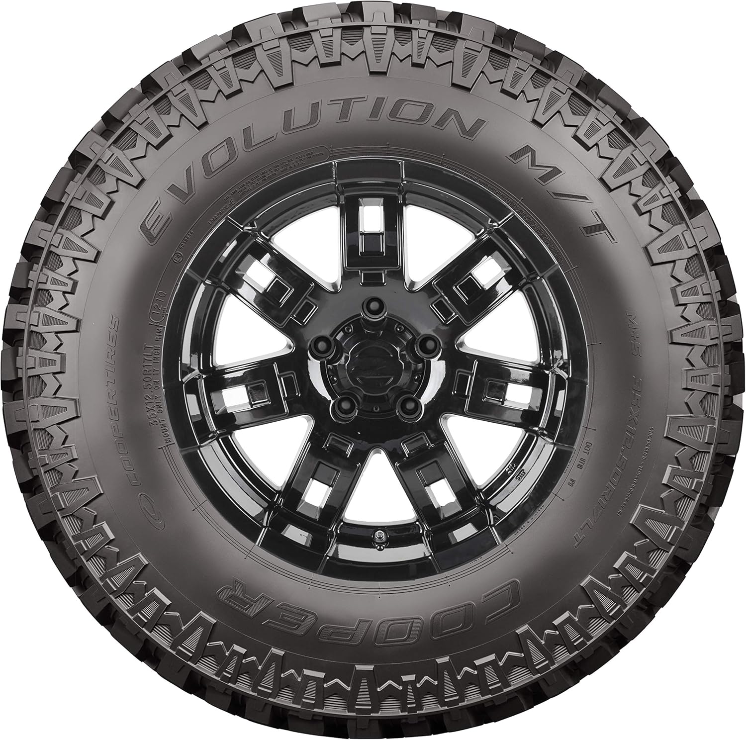 Cooper Evolution M/T All-Terrain Tire, LT265/70R17 121/118Q, Set of 1 Cooper Evolution M/T All-Terrain Tire, LT265/70R17 121/118Q, Set of 1
