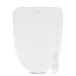 ALPHA BIDET iX Pure Bidet Toilet Seat in Elongated White | Ultra Low Profile | Endless Warm Water, Dryer