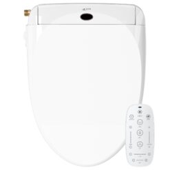 LEIVI Electric Bidet Smart Toilet Seat with Dual Control Mode, Adjustable Warm Water and Air Dryer, Ultra Slim Heated Toilet Seat