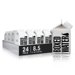 Boxed Water 8.5 oz. (24 Pack) – Purified Drinking Water in 92% Plant-Based Boxes, 100% Recyclable, BPA-Free
