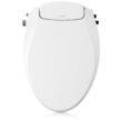 Brondell Bidet Toilet Seat, Non-Electric Swash Ecoseat, Fits Elongated Toilets, White - Dual Temperature, Dual Nozzle System
