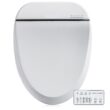 ZMJH Bidet Toilet Seat, Electric Smart Heated Seat with Slow Closes, Vortex Wash, White, A102S-W (Elongated)