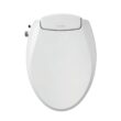 Brondell Bidet Toilet Seat Non-Electric Swash Ecoseat, Fits Elongated Toilets, White - Dual Nozzle System - Bidet with Easy Installation