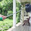 Retractable Garden Hose Reel, 100Ft x 5/8" Durable Wall Mounted Water Hose Reel with 180° Swivel Bracket