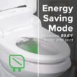 SmartBidet SB-1000WE Electric Bidet Toilet Seat with Heated Seating, Warm Air Dryer, Temperature Control Wash