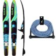 Rave Sports Pure Combo Water Skis - Adult Black/Blue