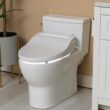 ALPHA BIDET JX2 Elongated Bidet Toilet Seat, White, Endless Warm Water