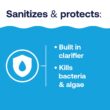 HTH 42055W Pool Care 3" Chlorine Tabs Advanced, Individually Wrapped Tablets - Swimming Pool Sanitizer with Clarifier & Algaecide, 25 lbs