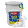 PROFELIZ Chlorine Tablets 3 Inch for Swimming Pools, Kills Bacteria and Stops Algae, Slow Dissolving, 40lbs