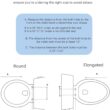 Brondell LE99 Bidet Toilet Seat, Fits Elongated Toilets, Electric Bidet with Remote, Warm Air Dryer, Strong Wash Mode