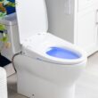 ALPHA BIDET iX Pure Bidet Toilet Seat in Elongated White | Ultra Low Profile | Endless Warm Water, Dryer