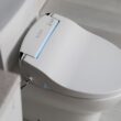 ALPHA BIDET JX2 Elongated Bidet Toilet Seat, White, Endless Warm Water