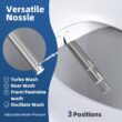 SmartWhale Electric Bidet Toilet Seat, Heated Toilet Seat Elongated with Instant Warm Water & Dryer, Feminine & Front Rear Wash