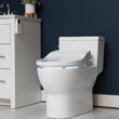 ALPHA BIDET JX2 Elongated Bidet Toilet Seat, White, Endless Warm Water