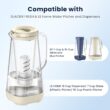 GLACIER FRESH Water Pitcher Filter Replacement for LS Home Dispenser and Pitcher Systems, Reduces Chlorine Taste and Odor