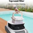 Hydro 4 Pool Robot, Pool Vacuum for Inground and Aboveground Pools, Floor, Wall and Waterline Cleaning and Scrubbing, 50' Cord