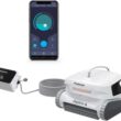 Hydro 4 Pool Robot, Pool Vacuum for Inground and Aboveground Pools, Floor, Wall and Waterline Cleaning and Scrubbing, 50' Cord