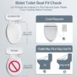 ZMJH Bidet Toilet Seat, Electric Smart Heated Seat with Slow Closes, Vortex Wash, White, A102S-W (Elongated)