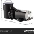 Hayward W3SP1580X15 Power Flo Pool Pump, 1.5 HP