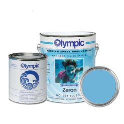 Olympic Pool Paint - Zeron - Blue Ice - 1 Gallon - two-part epoxy swimming pool paint - one-coat for plaster