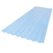 SUNTUF 2-Feet x 6-Feet Corrugated Sky blue Polycarbonate plastic Roof Panel 10 -Pack