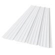 SUNSKY 3-Feet x 6-Feet Corrugated White Polycarbonate plastic Roof Panel 5 -Pack