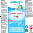 Doheny's Super Pool Shock, Pro-Grade Chlorine Shock, Quick-Dissolving, Fast-Acting 68% Cal-Hypo Granular Pool Shock, 24 x 1lb Bags